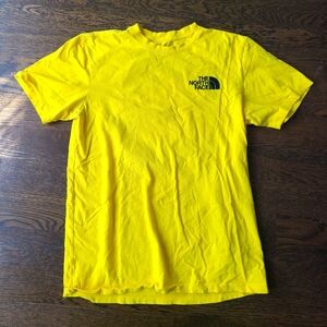 The North Face Men's Yellow T-Shirt Sz.M